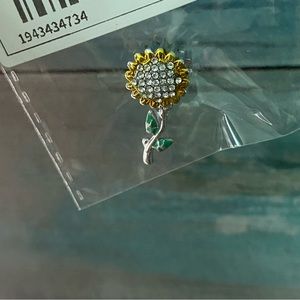 Sunflower bracelet Charm